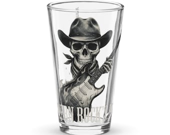 Long Live Southern Rock Shaker pint glass