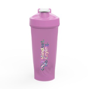 Chromatic Protein Shaker | 24oz Shatterproof Plastic Bottle with Stainless Steel Ball image 3