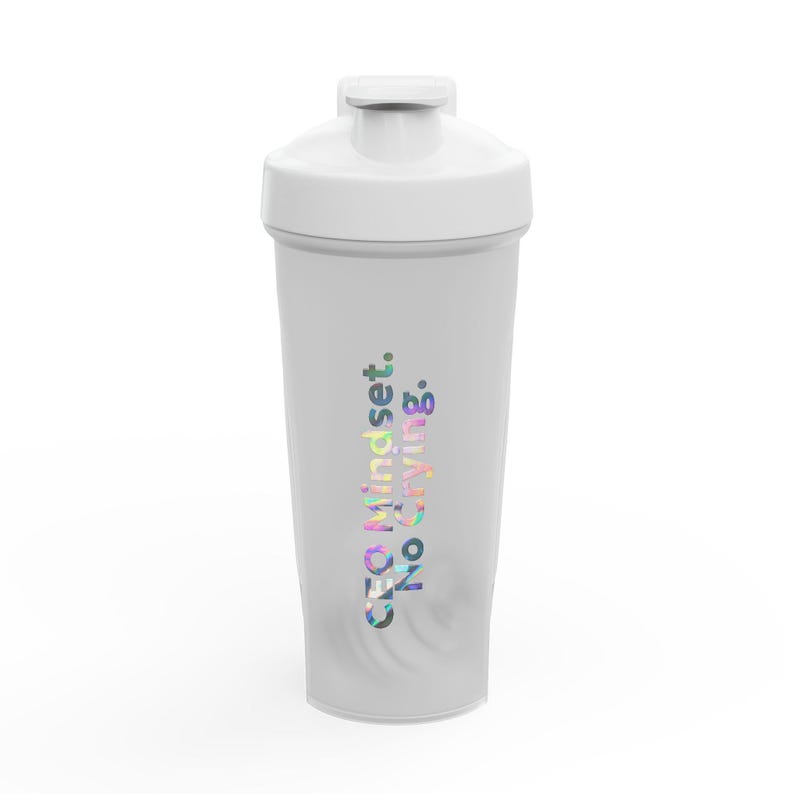 Chromatic Protein Shaker | 24oz Shatterproof Plastic Bottle with Stainless Steel Ball image 1