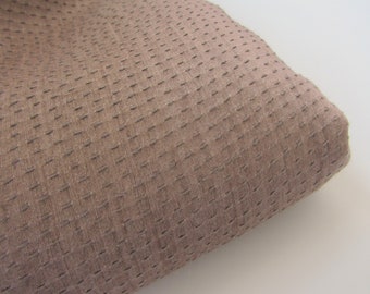 Taupe on taupe thread embroidered tussar silk perfect for kaftan or fabric nr 1-158 - 1/4 yard