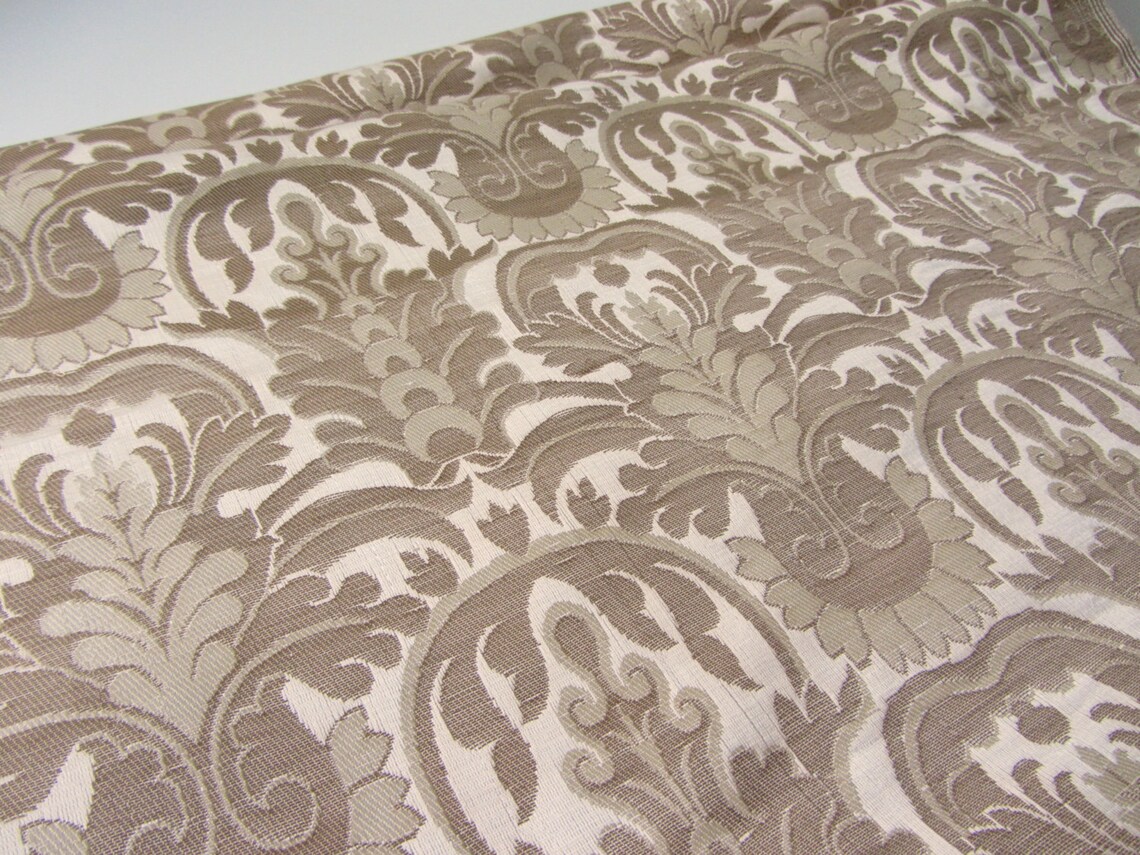Gold White Silk Brocade Kinkhab Heavy Indian Silk Brocade - Etsy
