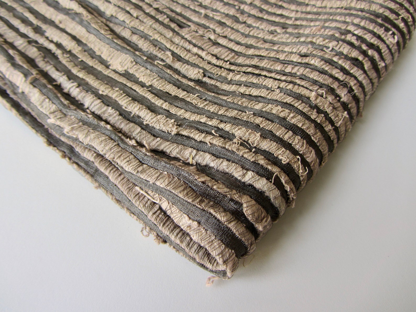 GRAY Handloom Silk India Raw Silk Fabric Nr 889 for 1/2 Yard Etsy