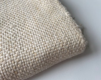 Basket woven handloom noil silk nr. 990 - 1/4 yard