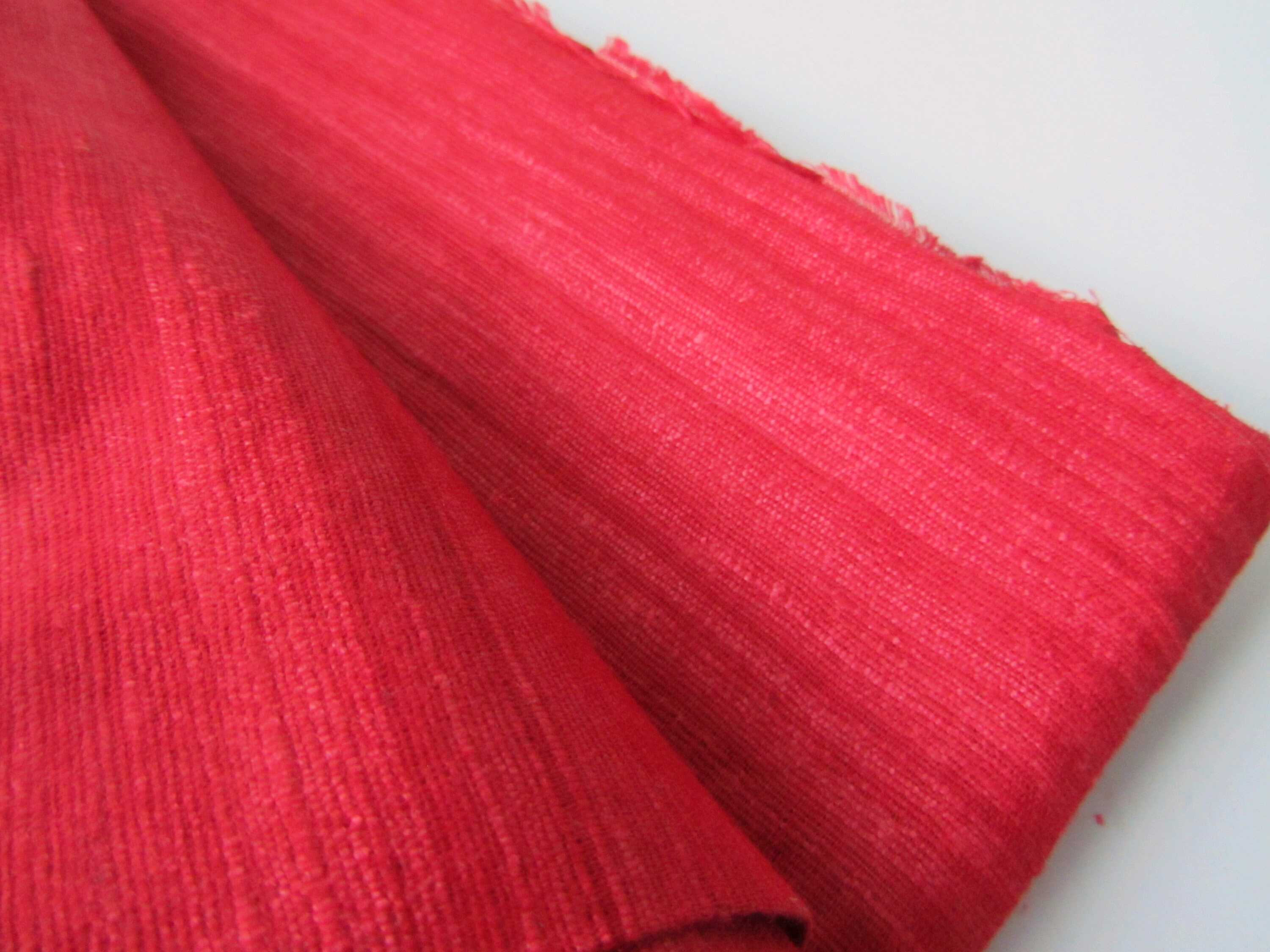 Matka Texture Red Matka Natural Silk India Fabric Nr 879 Fat Quarter 1/4 - Etsy