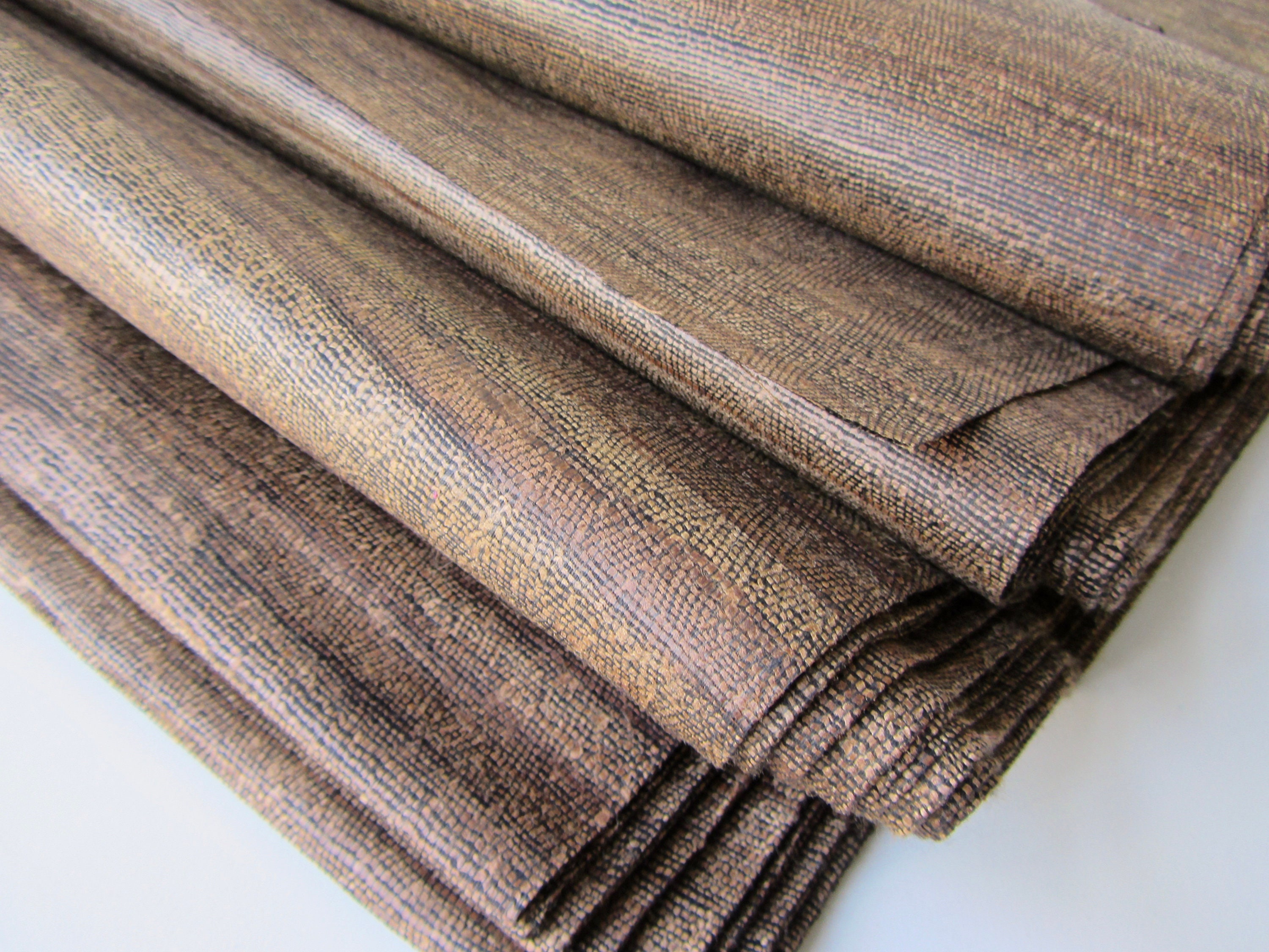 Brown Natural Raw Silk India Fabric Nr 886 per Fat Quarter Etsy