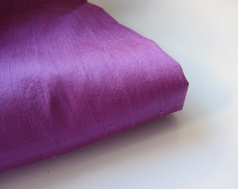 Tessuto di seta shantung da sposa in seta grezza viola lavanda pace numero 1-164 - 1/4 yard