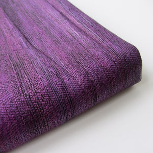 Purple natural silk India fabric nr 934D fat quarter - 1/4 yard