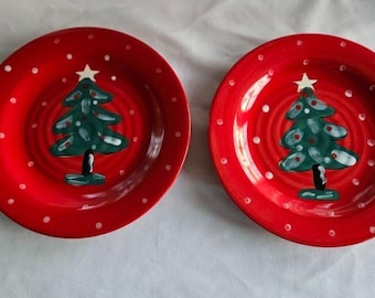 Gibson Christmas Frolic Dinner Plates 11 3/8 inch - Set of 2