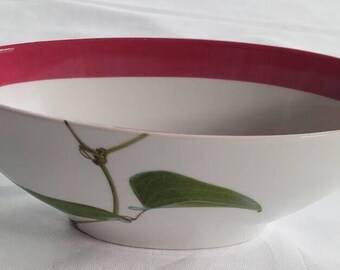 Garden Party by SPAL PORCELANAS Oval Bowl - 9 inch - EUC
