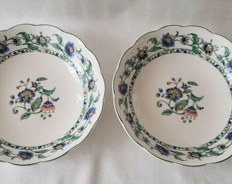 Nikko Oriental Garden Soup Cereal Bowls 6 5/8"  - SET of 2  - EUC