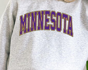 Minnesota Football Retro Sweater, Minnesota Vintage Crewneck Sweatshirt