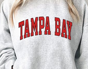 Tampa Bay Football Retro Sweater, Tampa Bay Vintage Crewneck Sweatshirt