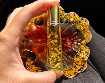Frankincense & Myrrh Anointing Oil | Handmade Prayer Oil with Olive Oil | Jojoba | Rose  and 24K Gold