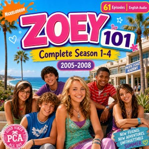 Zoey 101 Complete Official Licensed  TV Series (Seasons 1–4) English Audio | HD Digital Collection | Classic Teen Comedy TV Show