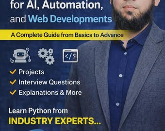 Python Programming for Automation & Web Development | Beginner to Advanced PDF Guide