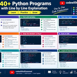Podręcznik do ćwiczeń w Pythonie w formacie PDF | Ponad 140 programów w Pythonie | Ćwiczenia z kodowania dla początkujących i zaawansowanych | E-book o programowaniu w Pythonie zdjęcie 12