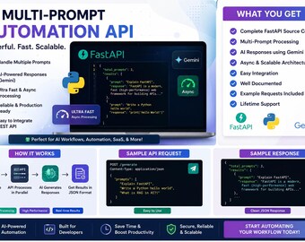 AI Multi-Prompt Automation API – FastAPI + Gemini AI