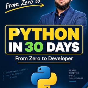 Lär dig Python på 30 dagar!: En steg-för-steg-guide för nybörjare