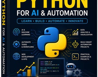 Python for AI, Automation & Web Development – Complete Beginner to Advanced Guide (PDF eBook)