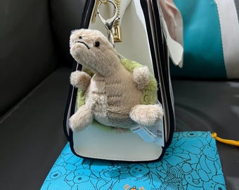 Llavero de peluche Jellycat Timmy Turtle para bolso, juguete suave, regalo, nuevo.
