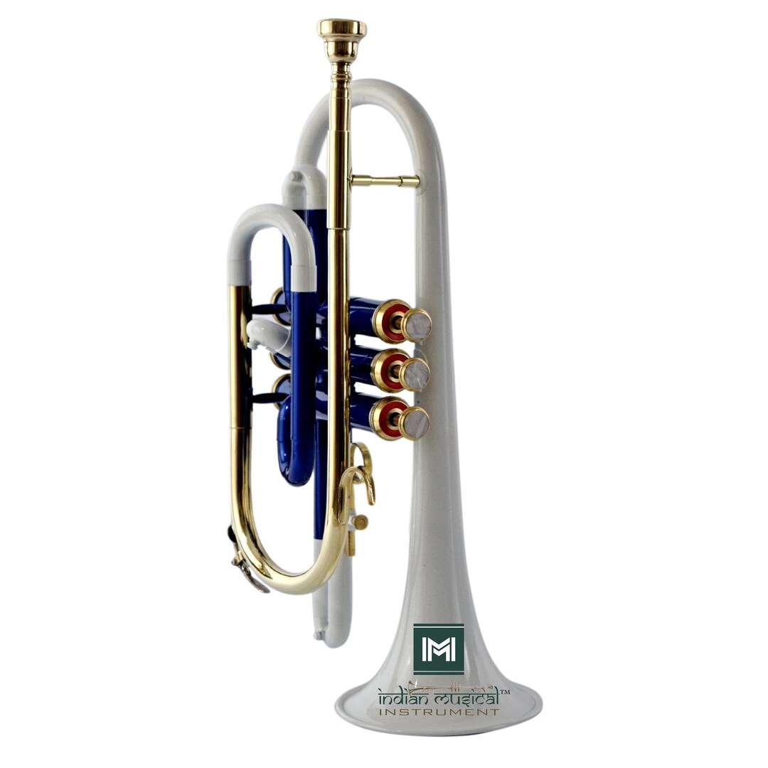 Cornet Trumpet Brass Musical Instrument With Mouthpiece and Hard Case ...