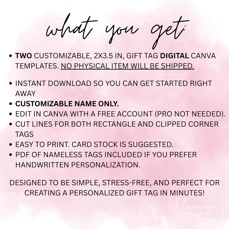 Teacher Appreciation Gift Tags | Editable Canva Template (digital ...