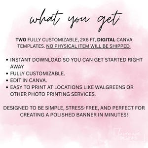 Muffins with Mom Banner Template | Editable Canva Mother’s Day Event Decor (Digital Download)