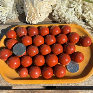 Small Red Jasper Sphere