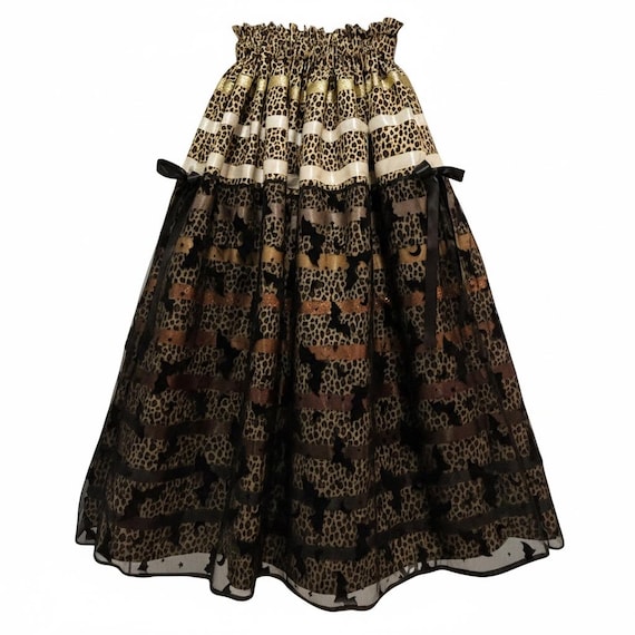 Dark Girl Bats Ribbon Skirt