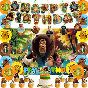 Hoppers Birthday Party Decor - Girlanden, Girlanden, Luftballons, Cake Topper, Spiraldekorationen