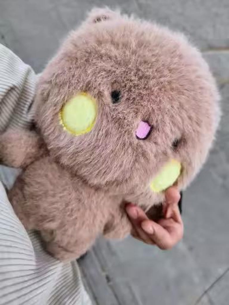 Brown Bear Plush Toy | Kawaii Teddy Bear Stuffed Animal | Soft Cute ...