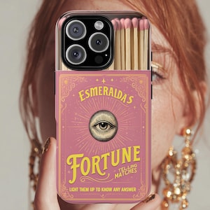 Custom Name Matchbox Phone Case: Witchy Fortune Telling (Personalized)