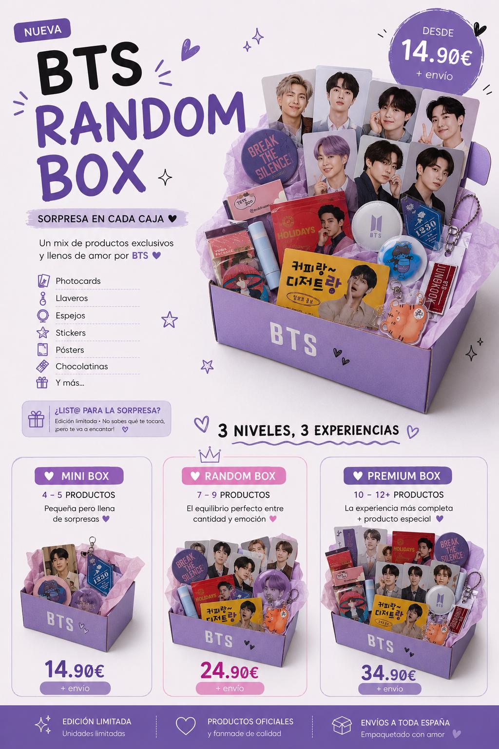K-POPアイドルグッズ ミステリーボックス Kpop mystery box - Etsy 日本