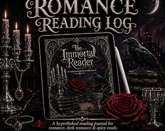 Romance Reading Log | Smut Reading Journal for iPad GoodNotes | Spicy Dark Romance Book Tracker, Romantasy Book Log, Trope & Spice Tracker