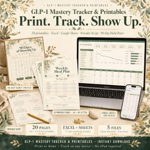 Glp 1 Tracker Excel - Etsy Glp 1 Tracker Excel - Etsy