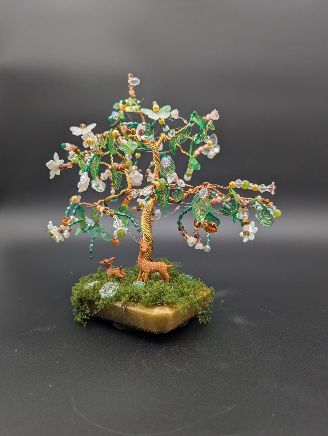 Small Copper Shield Tree Copper Wire Tree With Lights. - Etsy