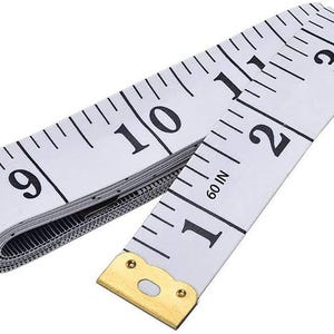 Soft Tape Measure for Body Sewing Flexible Tailor Craft Vinyl Ruler Weight Loss Medical Measurement 60 Inch 150cm Double Scale Sewing Tool