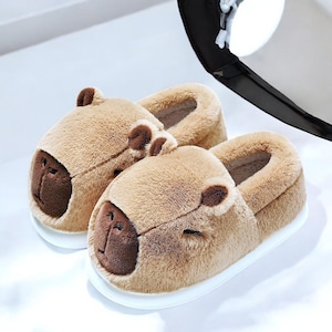 Capybara Pantoffels - Pluche, Warme Huispantoffels voor de Winter
