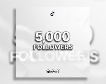 Livraison rapide de 5 000 abonnés TikTok | Croissance TikTok réelle et organique | Service d'amélioration des réseaux sociaux | Augmentation instantanée