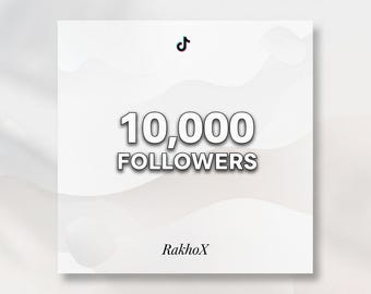 10 000 abonnés TikTok Livraison rapide | Croissance TikTok réelle et organique | Augmentez le nombre d'abonnés instantanément | Service Booster les réseaux sociaux