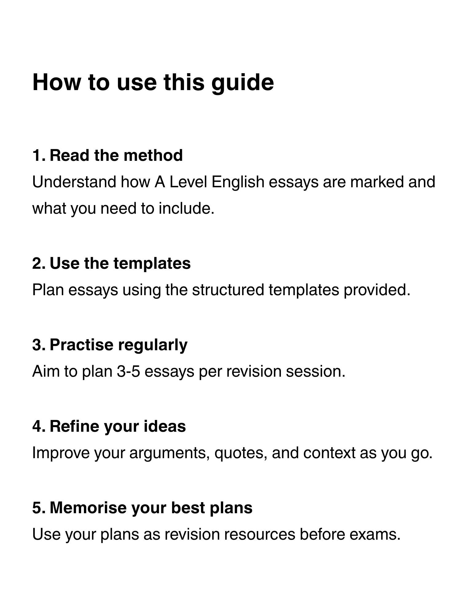 How to Plan A* Essays for A Level English Literature | Essay Writing ...