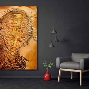 Raphaelesque Head Exploding by Salvador Dali Wall Art Pop Art Canvas,Salvador Dali Print Poster Boho Home Decor Painting Modern CanvasPrint image 2