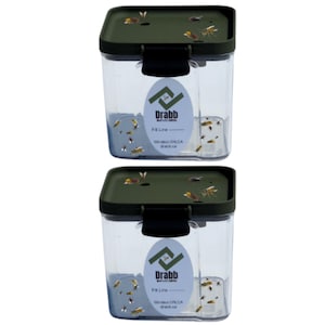 May include: A set of three ceramic nesting bowls in shades of blue, green, and white. The bowls feature a speckled glaze and a simple, modern design. The largest bowl is approximately 7 inches in diameter.