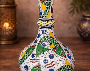 Late 19th Century Kütahya Ceramic Masterpiece – A Blend of Tradition and Western Influence