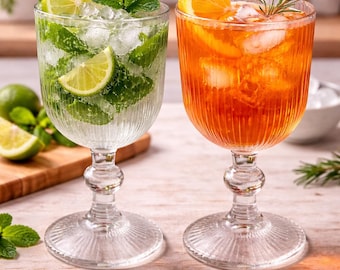 Set aus 6 gestreiften Tassen