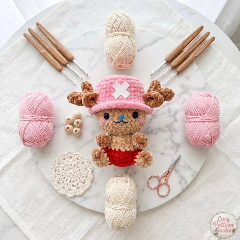 Chopper Amigurumi Crochet Pattern PDF, Chopper Crochet Pattern, Chopper ...