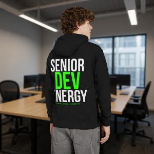 Senior Developer Hoodie | Gift for Experienced Software Engineer