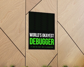 Funny Tech Poster for Dad | Father's Day Gift for Programmer
