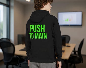 Dark Minimal Hoodie for Developers | Gift for Software Engineer