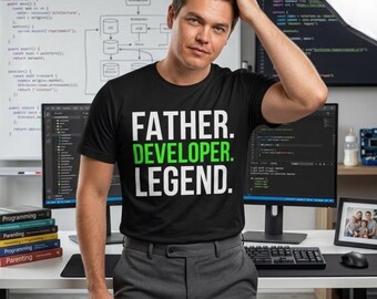 Funny Developer Dad T-Shirt | Father's Day Gift for Programmer